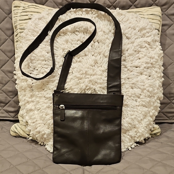 Radley London Dark Brown Crossbody Bag Sleek Leather Design - Picture 6 of 16